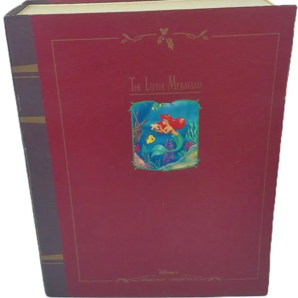 Vintage Disney's Christmas Collection The Little Mermaid Storybook Ornaments